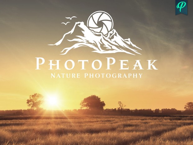 PhotoPeak - Nature Photography Logo Template