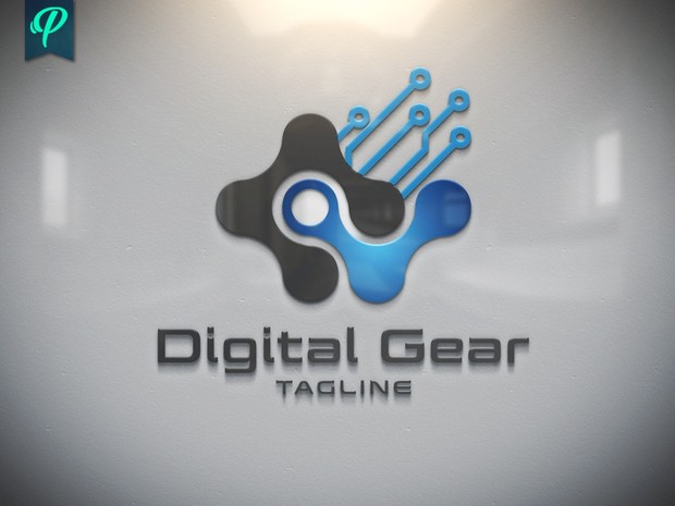 Digital Gear - Modern Logo Template
