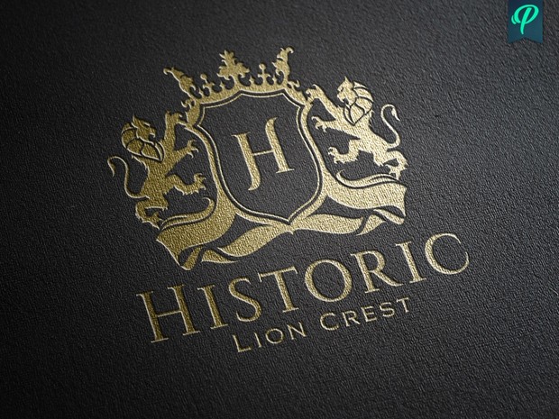 Historic - Lion Crest Logo Template