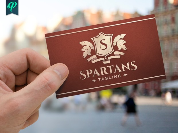 Spartans - Crest Logo Template