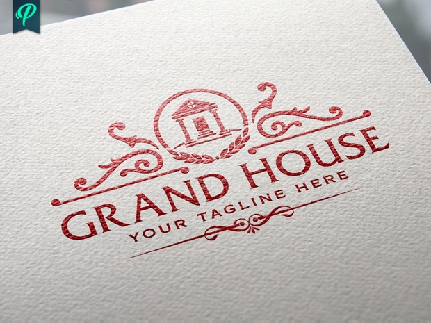 Grand House - Luxury Real Estate Logo