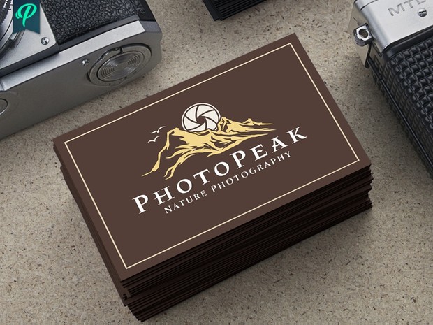 PhotoPeak - Nature Photography Logo Template