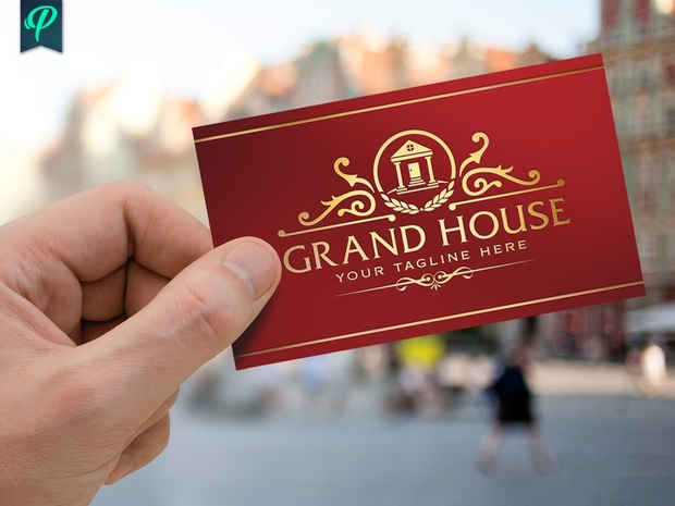 Grand House - Luxury Real Estate Logo