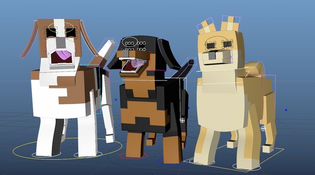 Minecraft Dog Rig Pack