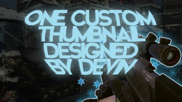 One Custom YouTube Thumbnail Designed by Me!