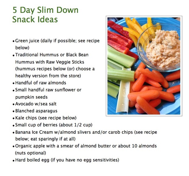 5 Day Slim Down Detox