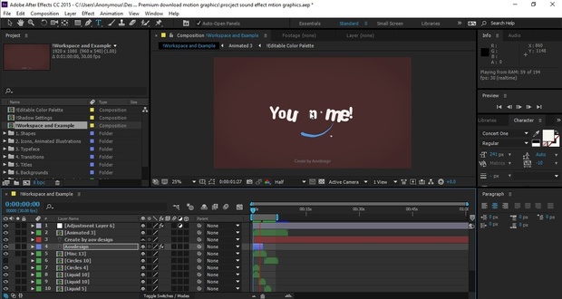 Premium All Included project and sound motion graphics