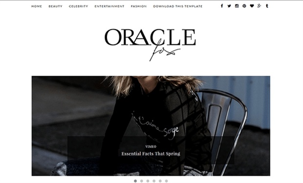 Oracle Blogger Template Premium Version
