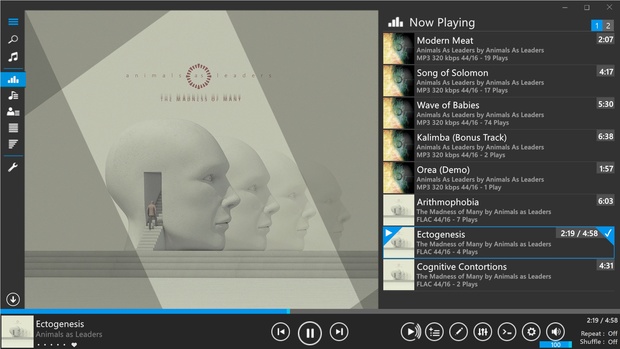 JAM 4K for foobar2000
