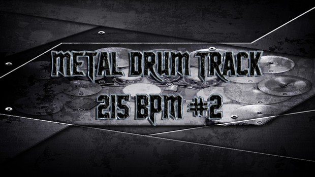 Metal Drum Track 215 BPM #2 - Preset 2.0