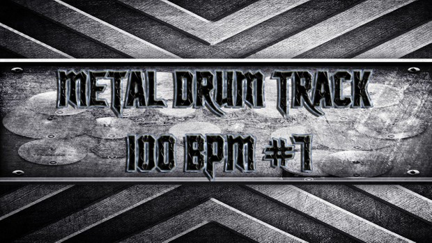 Metal Drum Track 100 BPM #7
