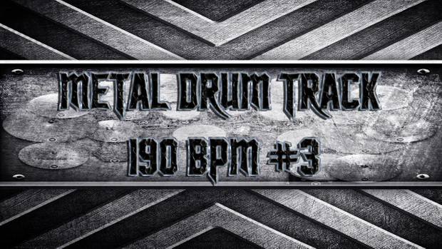 Metal Drum Track 190 BPM #3