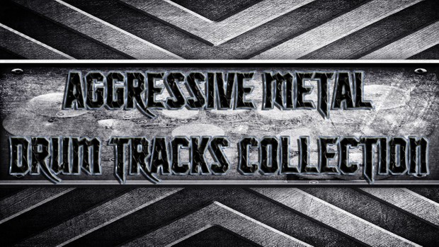 Aggressive Metal Drum Tracks Collection