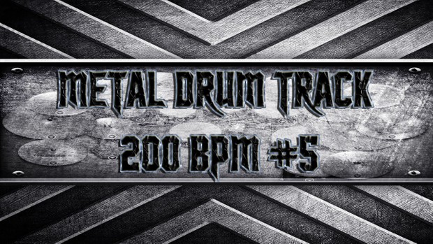 Metal Drum Track 200 BPM #5