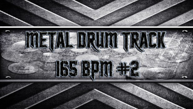 Metal Drum Track 165 BPM #2