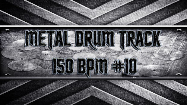 Metal Drum Track 150 BPM #10