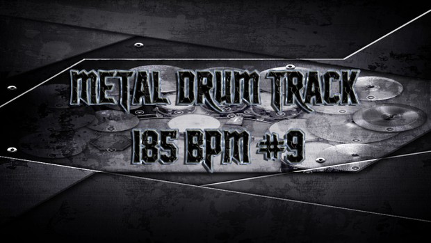 Metal Drum Track 185 BPM #9 - Preset 2.0