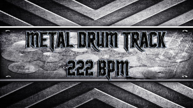 Metal Drum Track 222 BPM