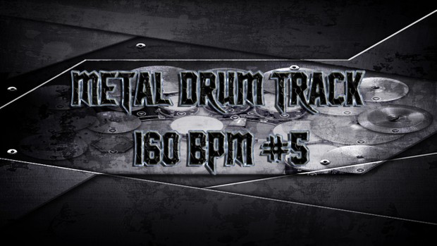 Metal Drum Track 160 BPM #5 - Preset 2.0