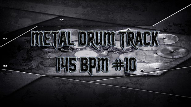 Metal Drum Track 145 BPM #10 - Preset 2.0