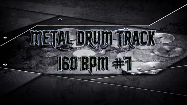Metal Drum Track 160 BPM #7 - Preset 2.0