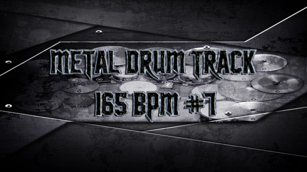 Metal Drum Track 165 BPM #7 - Preset 2.0