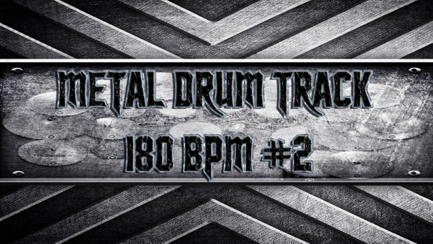 Metal Drum Track 180 BPM #2