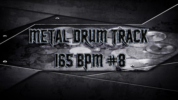Metal Drum Track 165 BPM # 8 - Preset 2.0