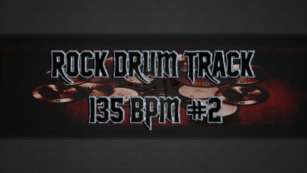 Rock Drum Track 135 BPM #2