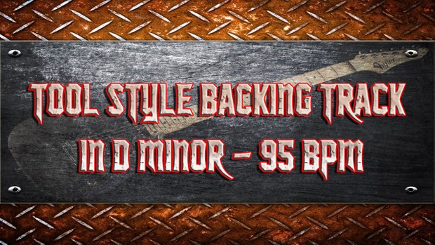 Tool Style Backing Track in D Minor - 95 BPM