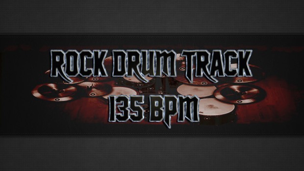 Rock Drum Track 135 BPM