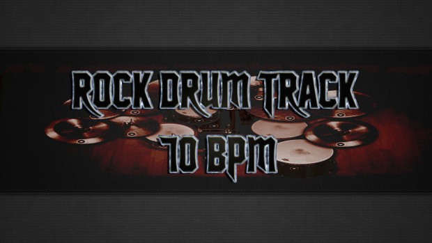 Rock Drum Track 70 BPM