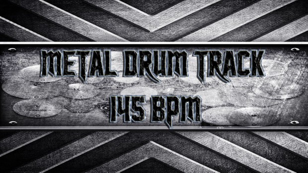 Metal Drum Track 145 BPM