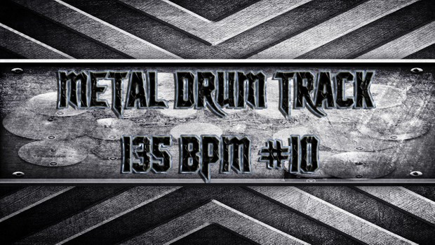 Metal Drum Track 135 BPM #10