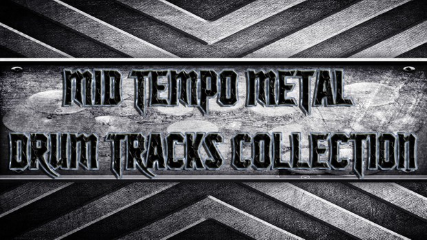 Mid-Tempo Metal Drum Tracks Collection