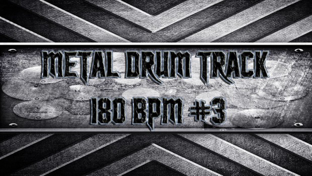 Metal Drum Track 180 BPM #3