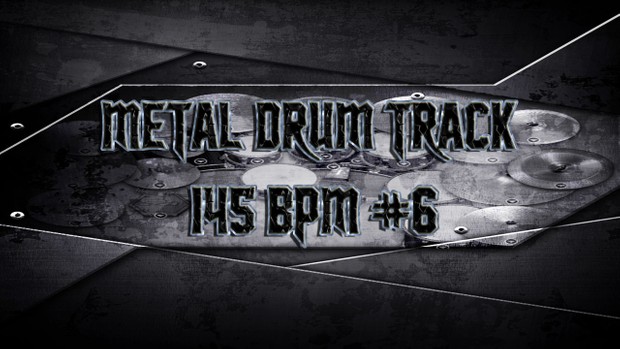 Metal Drum Track 145 BPM #6