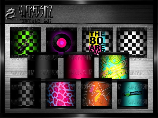Back to the 80's - 27 Textures $ 7.50