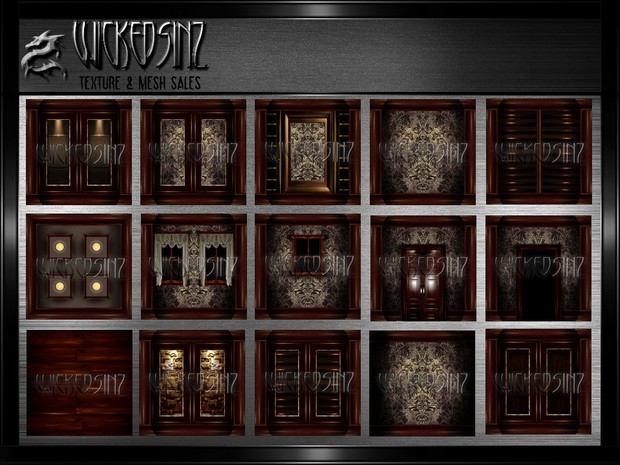 Cherry Wood Lounge - 30 Textures - $7.50