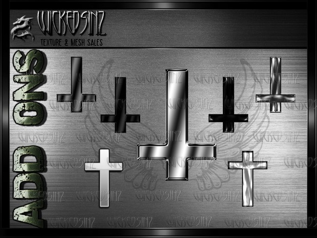 Cross Pack 1 - 6 Crosses Various Shades $ 1.50