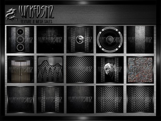 Black on Black - 57 Textures - $9.00
