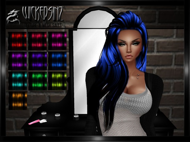 Hair Streak Tone 1 - 10 Textures - $3.00 -