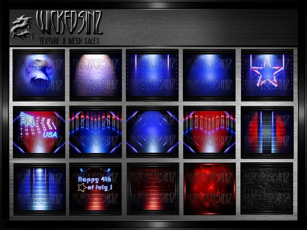 July 4th Club - 31 Textures $ 7.50