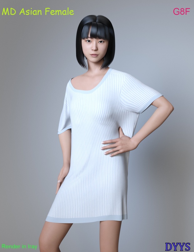 MD Asian Female For G8F