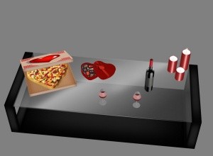 Romantic coffee table
