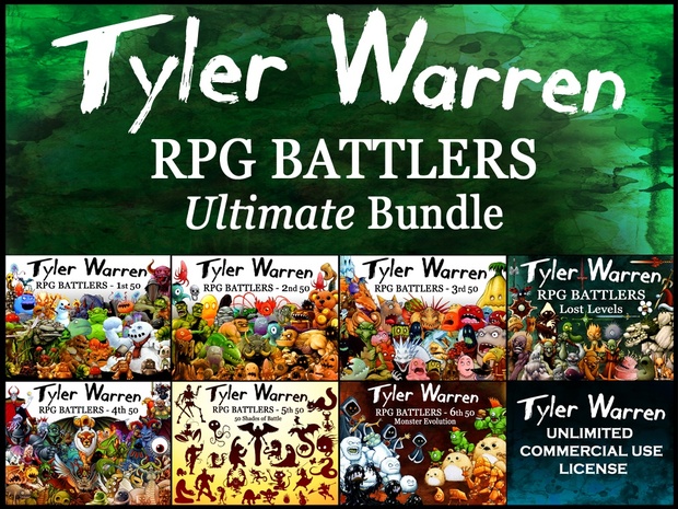 Tyler Warren RPG Battlers - Ultimate Bundle