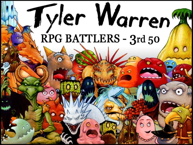 Tyler Warren RPG Battlers - 3rd 50 Monsters