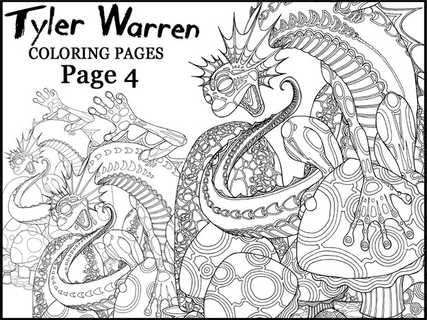 Page 4 - Tyler's Printable Coloring Pages