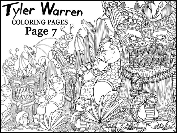 Page 7 - Tyler's Printable Coloring Pages