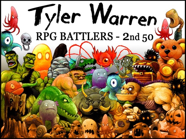 Tyler Warren RPG Battlers - 2nd 50 Monsters
